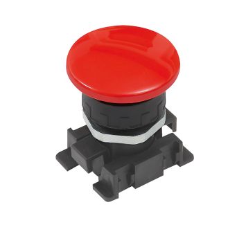 Red palm button, monostable