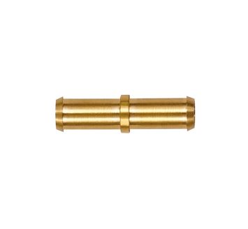 Straight hose connection supports, for hose I.D. 2 mm, brass