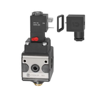 Switch valve (3/2-way valve) »multifix«, 24 V DC, Size 1, G 1/4