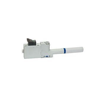 Basic ejector »SBP-C«, Bleeder valve, Silencer, Nozzle size 1 mm