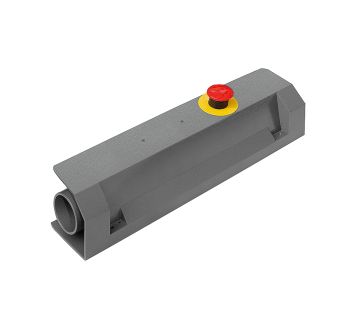 Two-handed safety console, complete, Quick-connect plug hose 4 mm