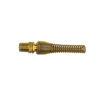 Rotating fitting, kink protection spring, R 1/8, Hose Ø 4.7x3.1