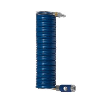 Spiral hose coupling set Safety, Nylon, Hose ø 7.9x6.3, 2.5 m