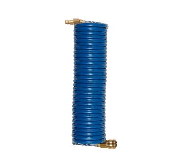 Spiral hose coupling set, Nylon, Hose Ø 7.9x6.3, 2.5 m