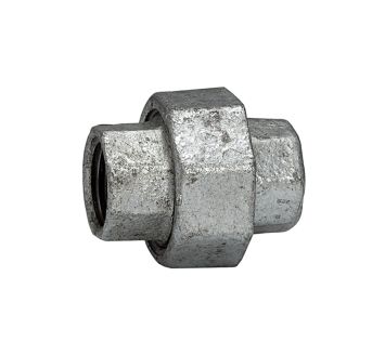 Fitting 330, IT/IT, Rp/Rp 1/4, black malleable cast iron