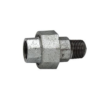 Fitting 331, IT/ET, Rp/R 1/4, NBR seal, black malleable cast iron