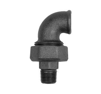 Fitting elbow 98 IT/ET Rp 1/2, R 1/2 black malleable iron fitting