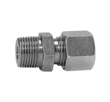 Straight screw-in fitting, R 1/8 o., Pipe exterior Ø 6 mm