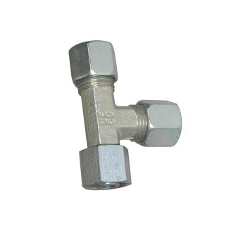 Adjustable L-fitting, Pipe exterior Ø 6 mm, galvanised steel