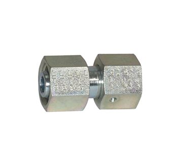 Adjustable straight fitting, Pipe exterior &Oslash; 15, galvanised steel