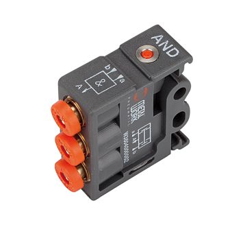 Pneumatic logic elements, AND, Techno-polymer, DN 2.7