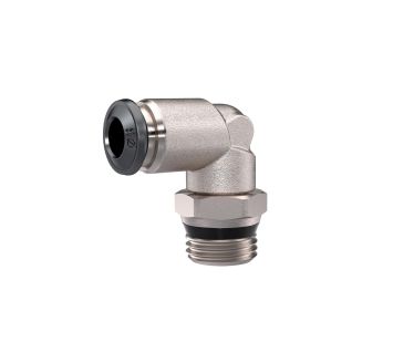 Male branch elbow »universal short« rotating 1/8, hose 6